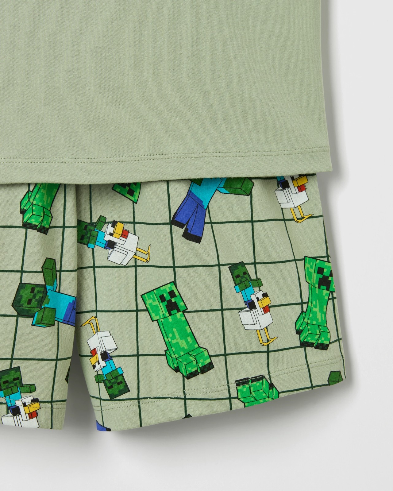 Licensed Minecraft Australian Cotton Older Boys Pyjama Set 2 of 4