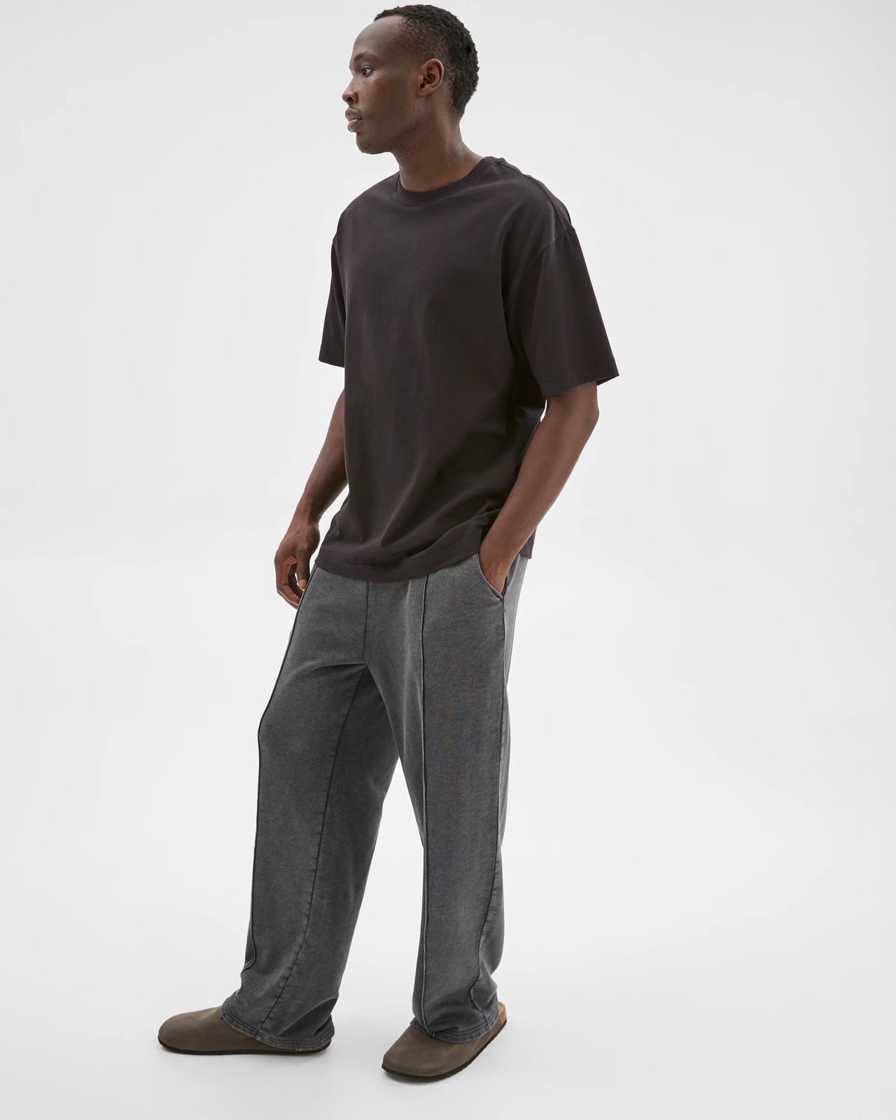 Commons Australian Cotton Blend Loose Uncuffed Trackpants 2 of 6