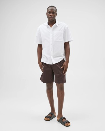 Commons Australian Cotton Pleated Chino Shorts