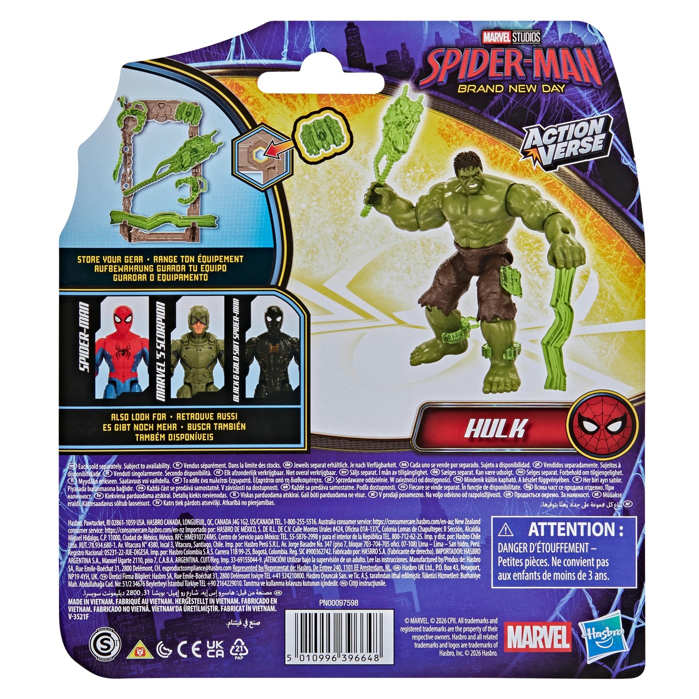 Spider-Man Action Verse Figure with Gear - Assorted 5 of 6