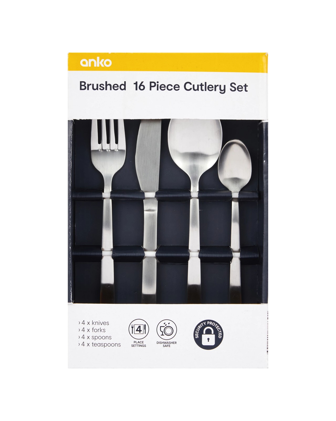 Anko Brushed 16 Piece Cutlery Set 5 of 5