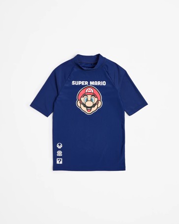 Super Mario Swim Rash Vest