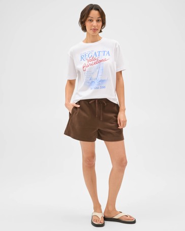 Australian Cotton Boxy Print T-Shirt