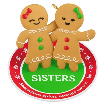 Hallmark Keepsake Sweet And Spicy Sisters Christmas Tree Ornament