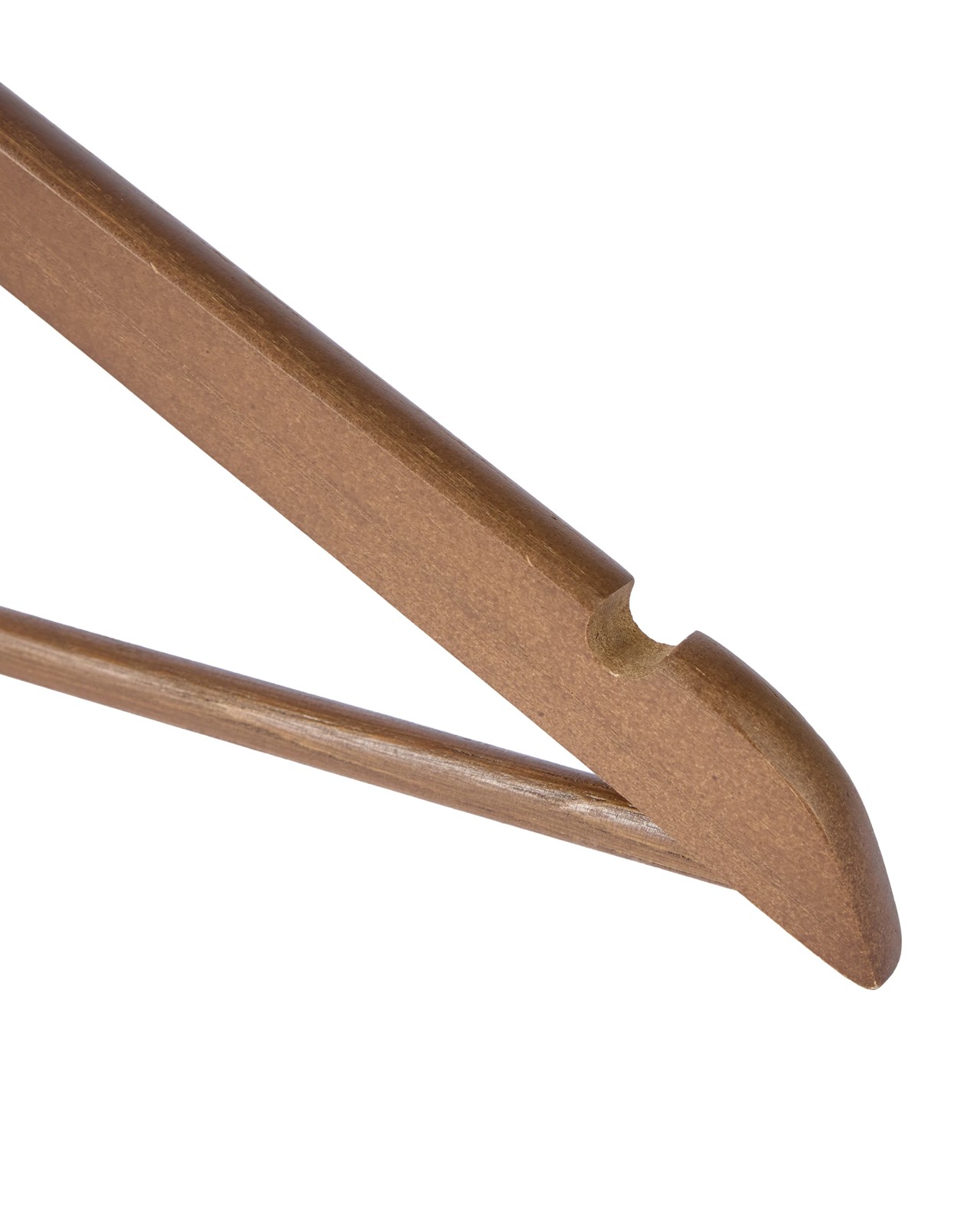 Anko 12 Pack Wooden Hangers - Walnut 5 of 6