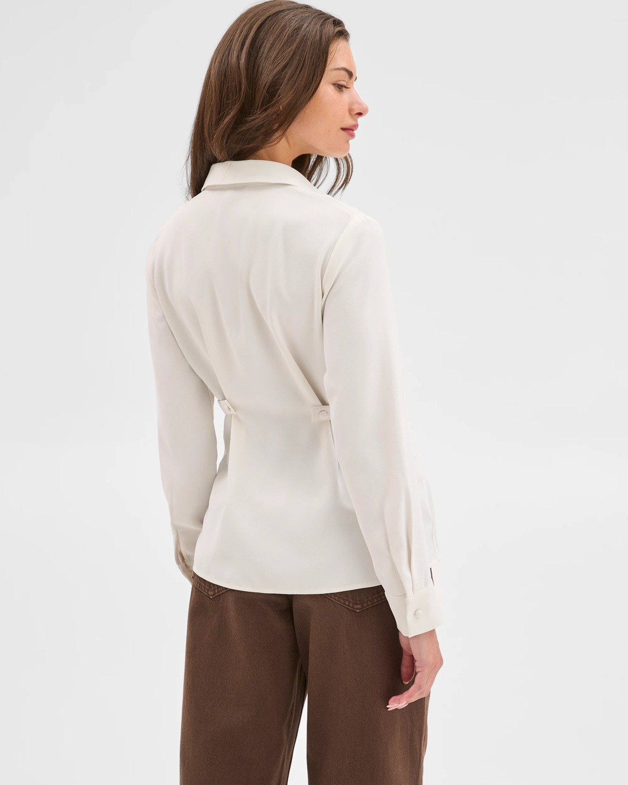 Petites Gathered Front Shirt 2 of 5