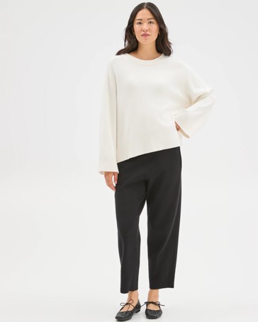 Clean Knit Crew Neck Sweater