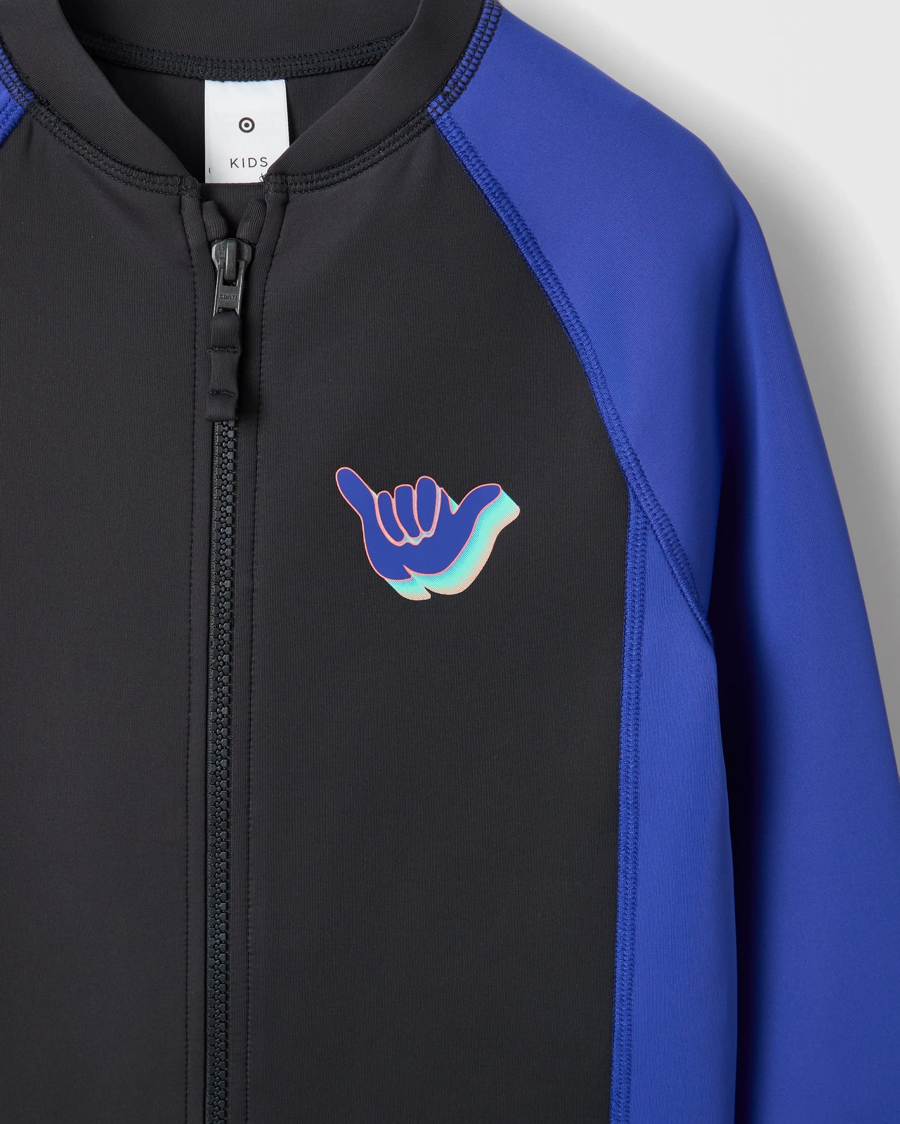 Long Sleeve Zip Through Swim Rashie 2 of 2