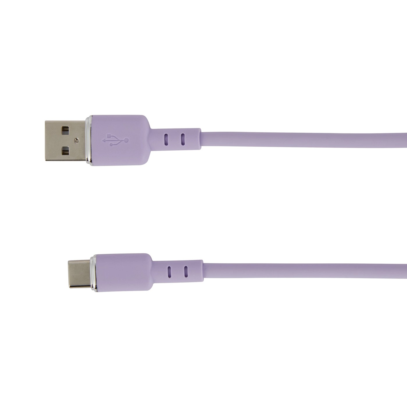 Wall USB Charger with USB-A to USB-C, Purple - Anko 2 of 6