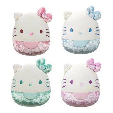 Squishmallows Hello Kitty 8-inch 50th Anniversary Velvet - Assorted*