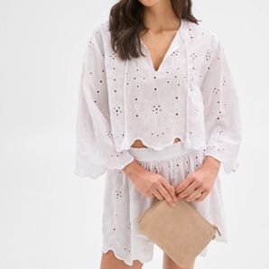 Resort Australian Cotton Broderie Tie Top product image