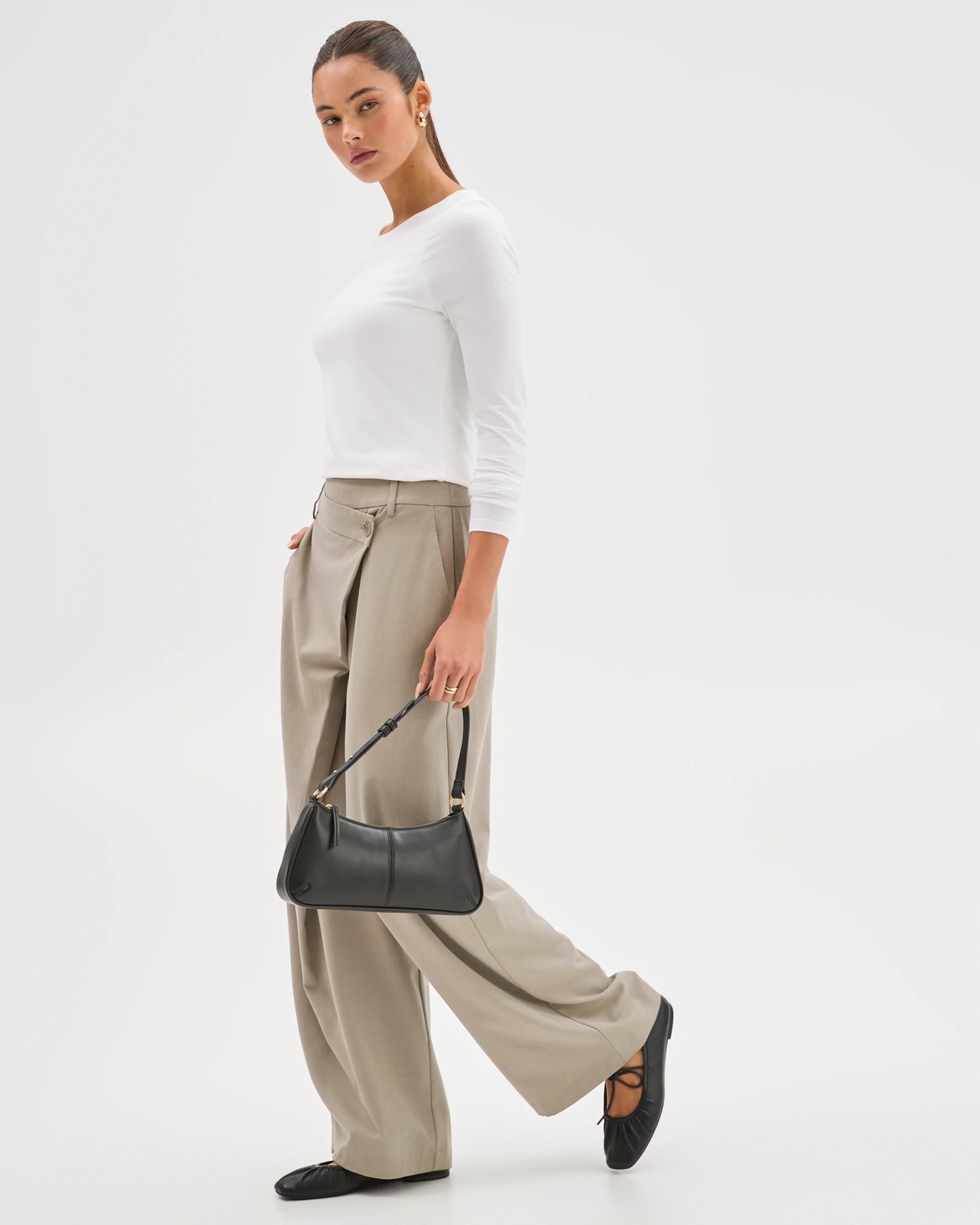 Lily Loves Australian Cotton Crew Neck Top - Lily White 6 of 6