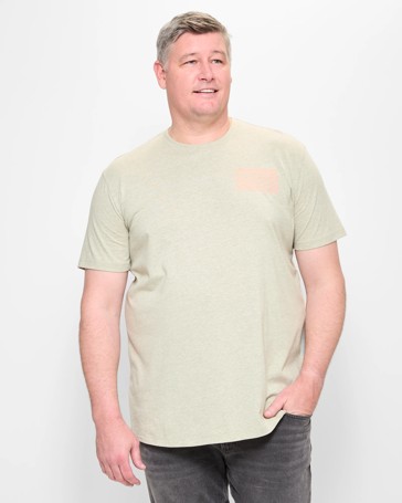 Plus Size Australian Cotton Grid Print T-Shirt