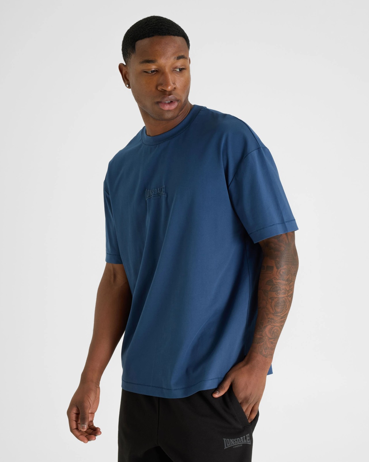 Lonsdale London Leisure T-Shirt - Vintage / Blue 4 of 5