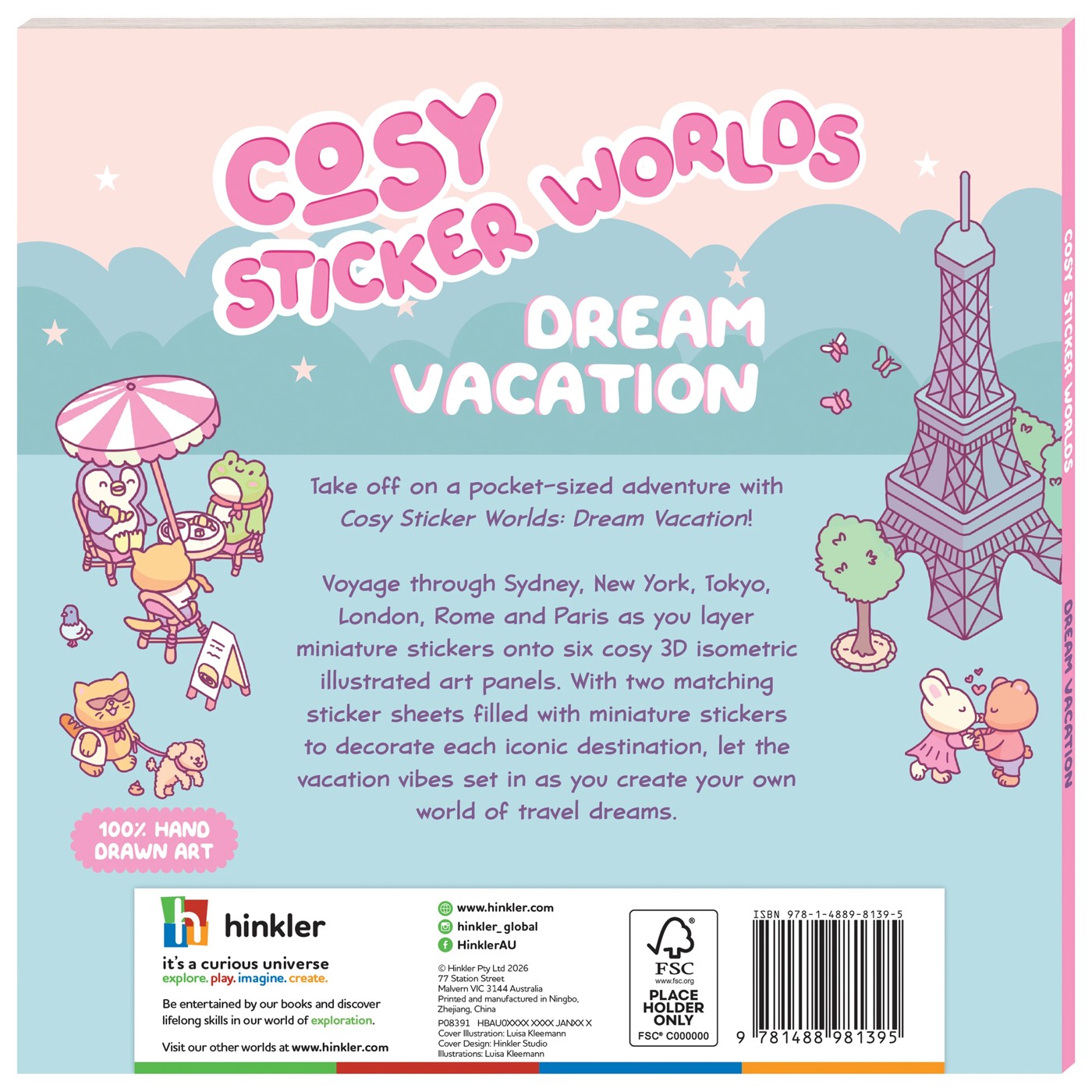 Cosy Sticker Worlds Dream Vacation - Book 2 of 5