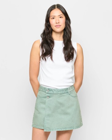 Denim Skort