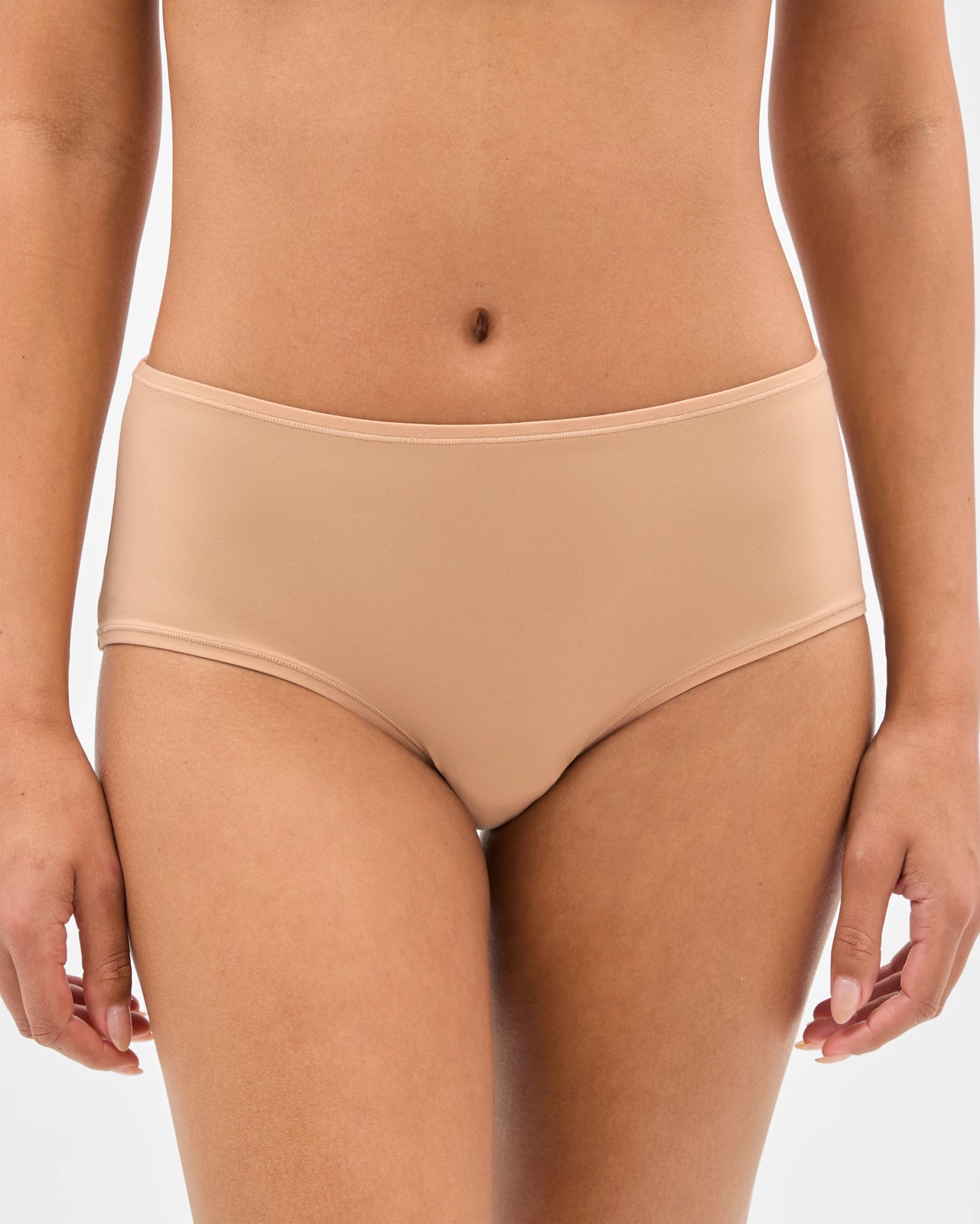 3 Pack Soft Comfort Boyleg Briefs - Latte 2 of 4