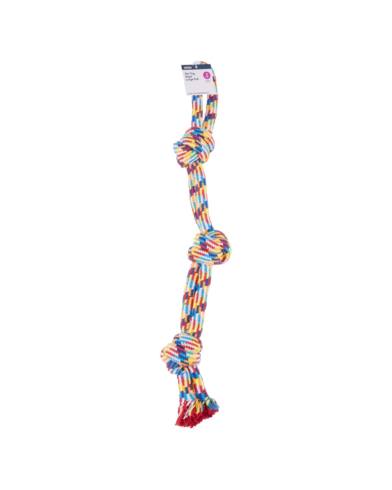 Pet Pull Rope Toy, Large - Anko 4 of 4
