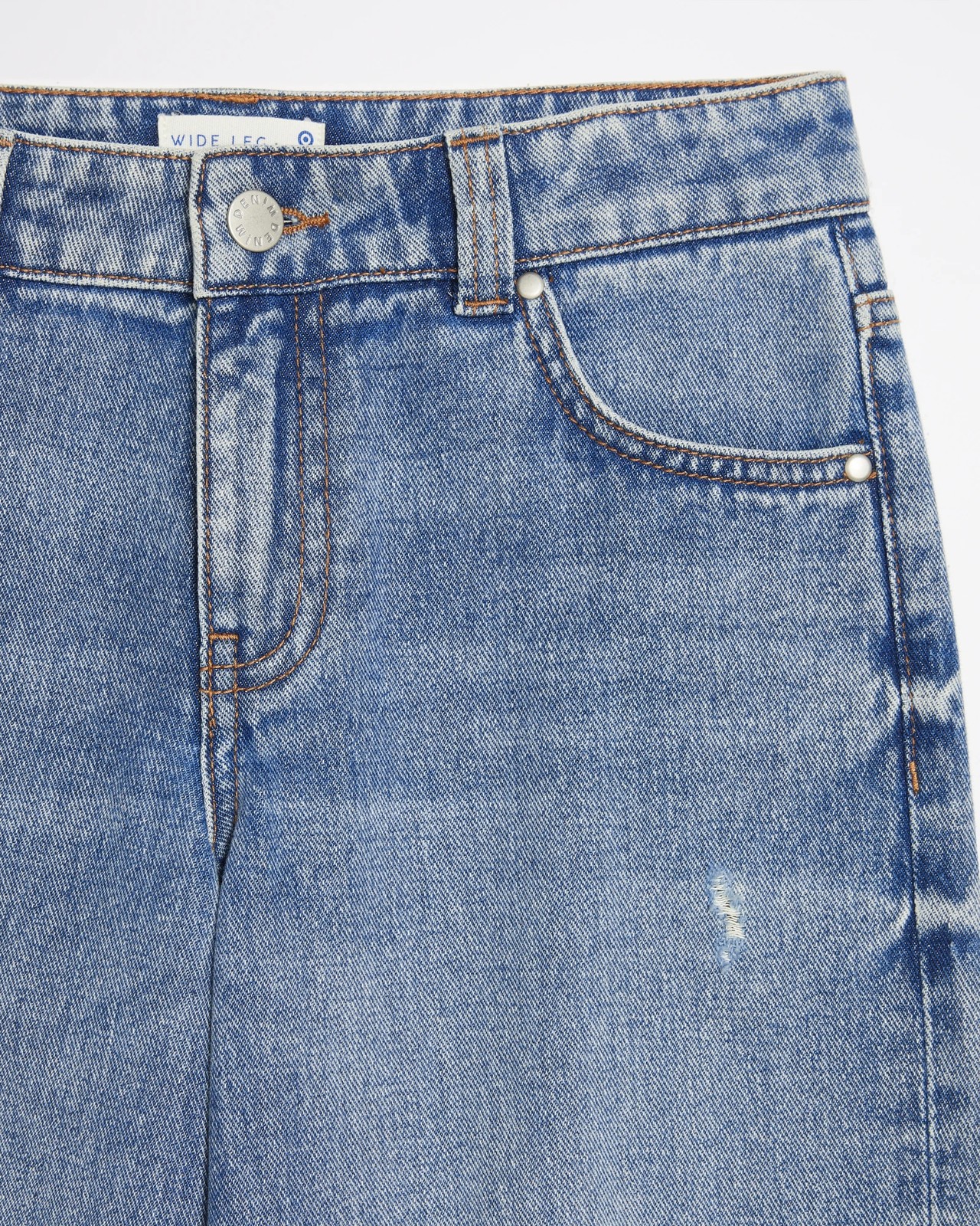 Wide Leg Low Rise Denim Jeans | Target Australia