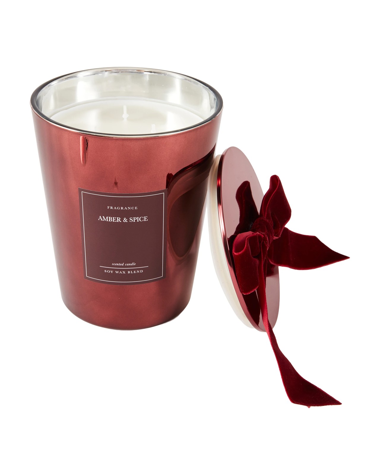 Anko Christmas XL Fig Metallic Glass Candle 3 of 6