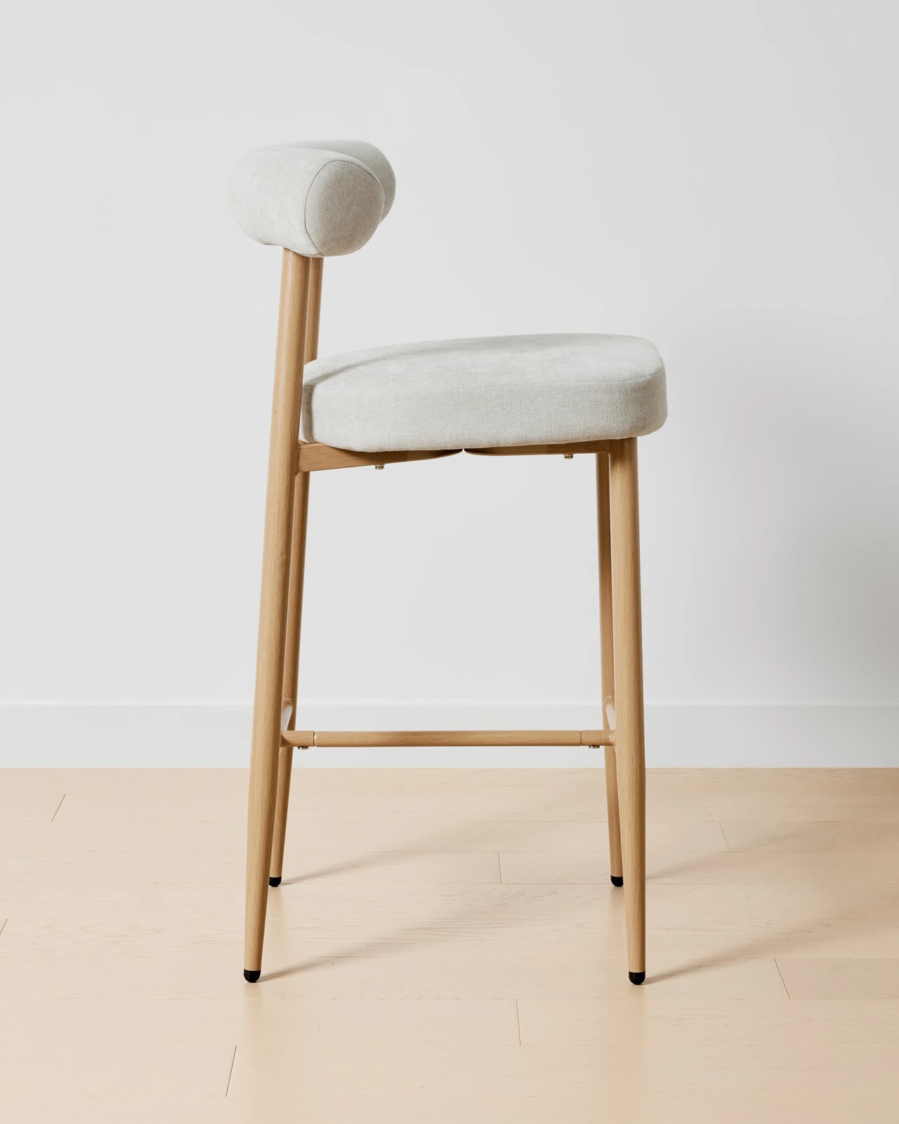Anko Henry Upholstered Bar Stool - Grey 3 of 5
