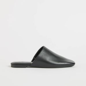 Genuine Leather Mule Flats - Tara