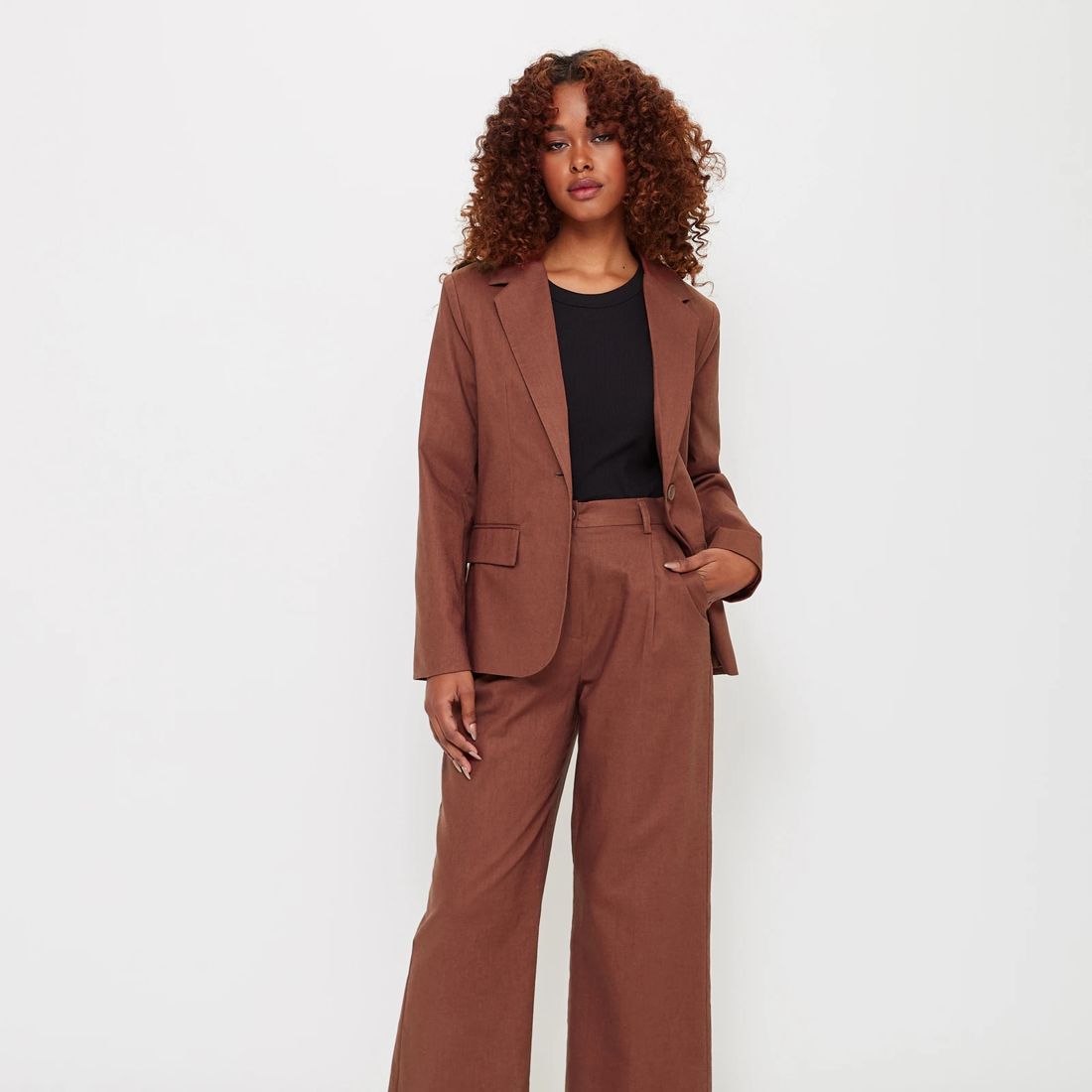 Petites Linen Blend Blazer - Dannii Minogue | Target Australia