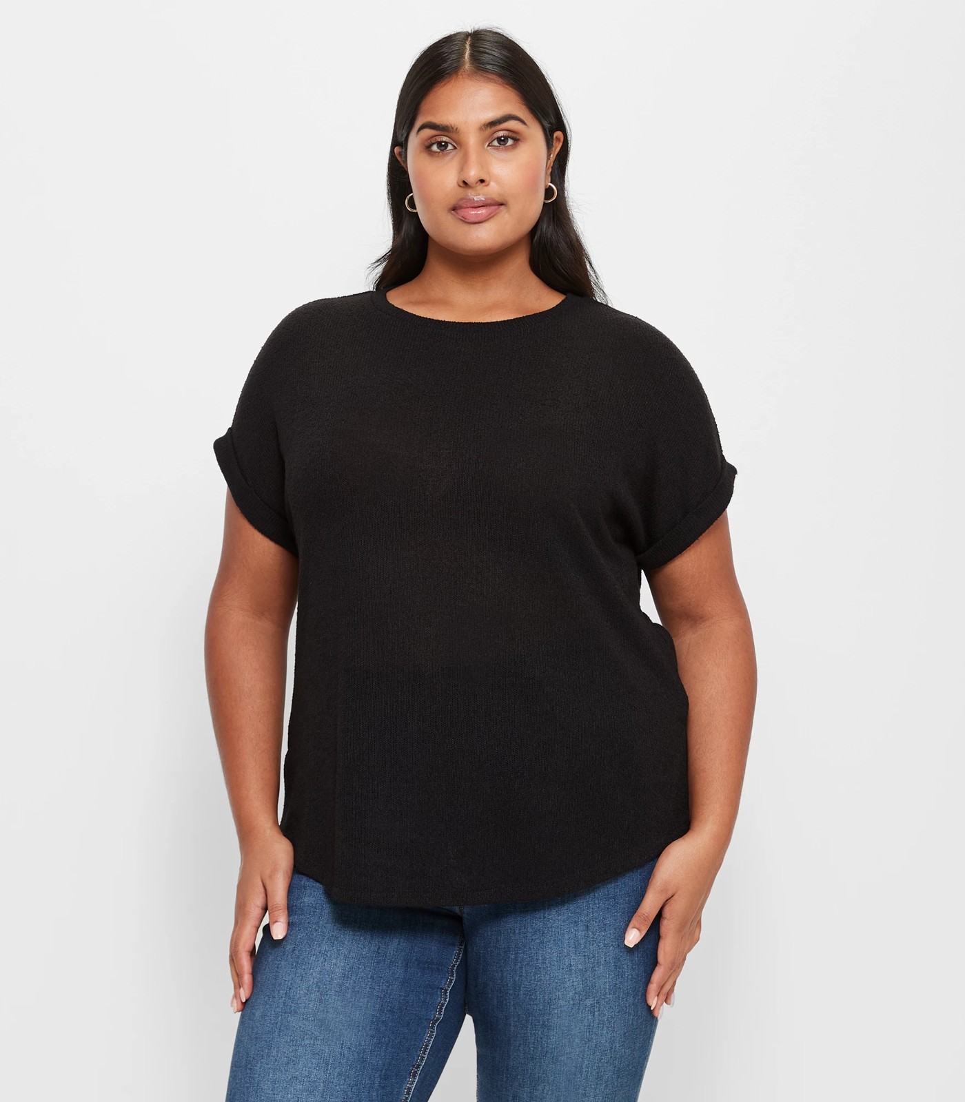 Plus Size Knit T-Shirt | Target Australia