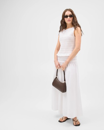 Lily Loves Australian Cotton Shirred Top