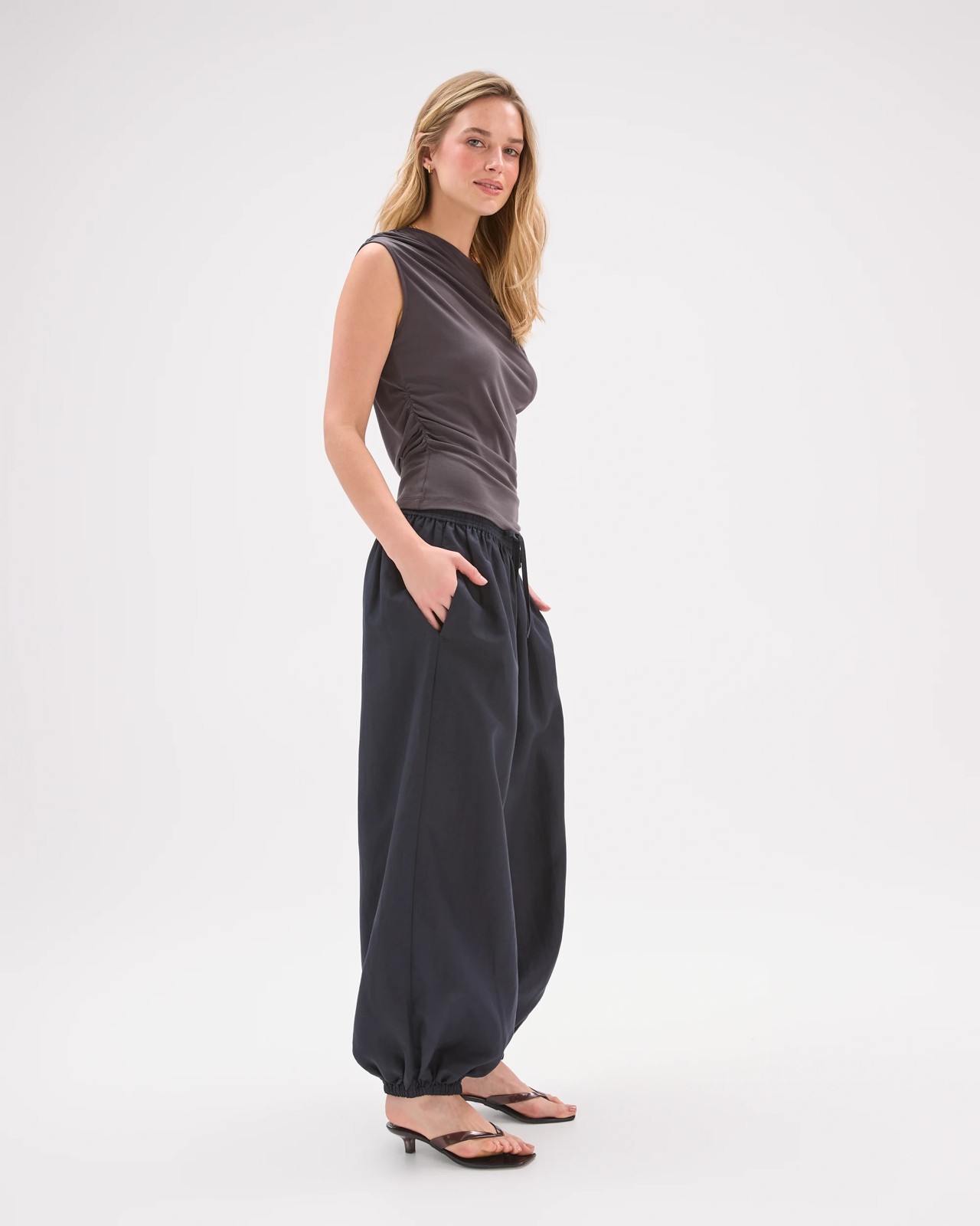 Lily Loves Balloon Pants - Dark Navy 4 of 5