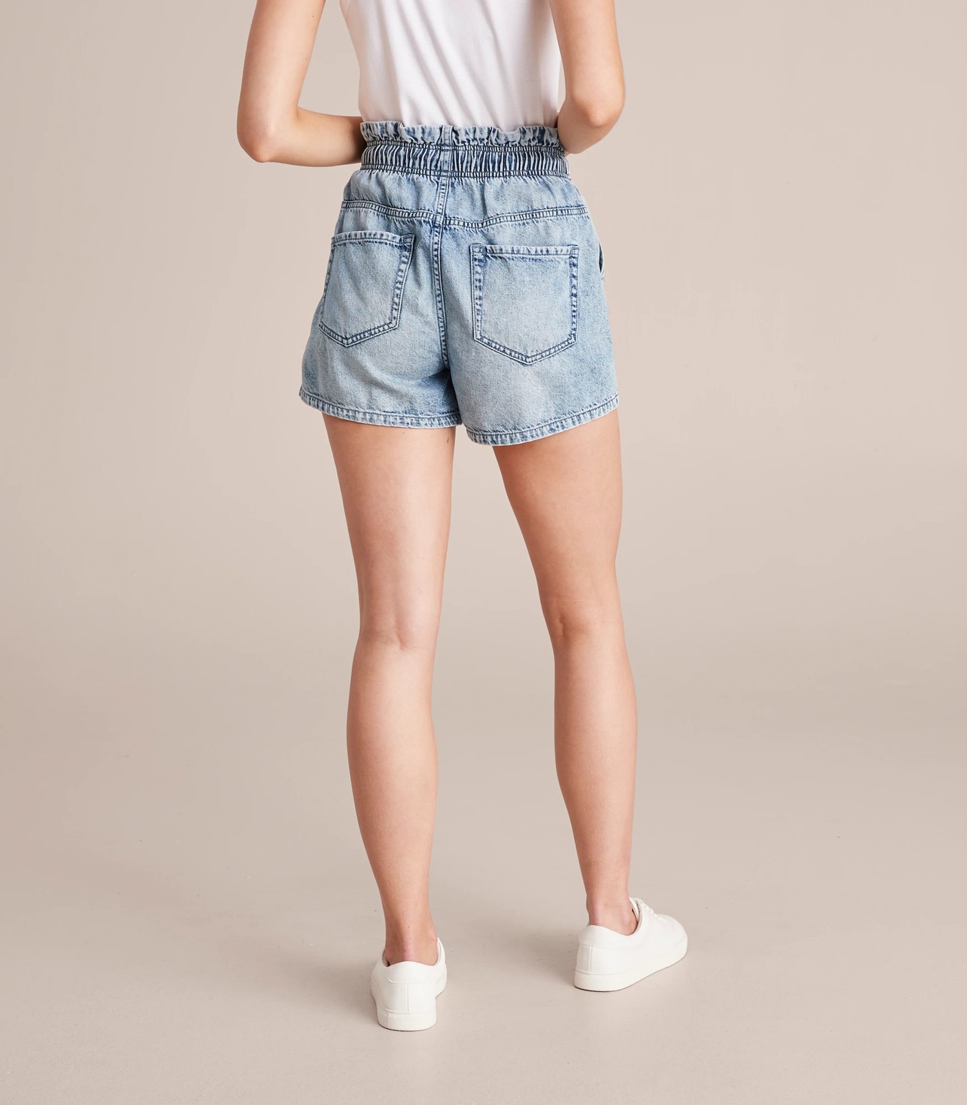 Paperbag Waist Denim Shorts Target Australia