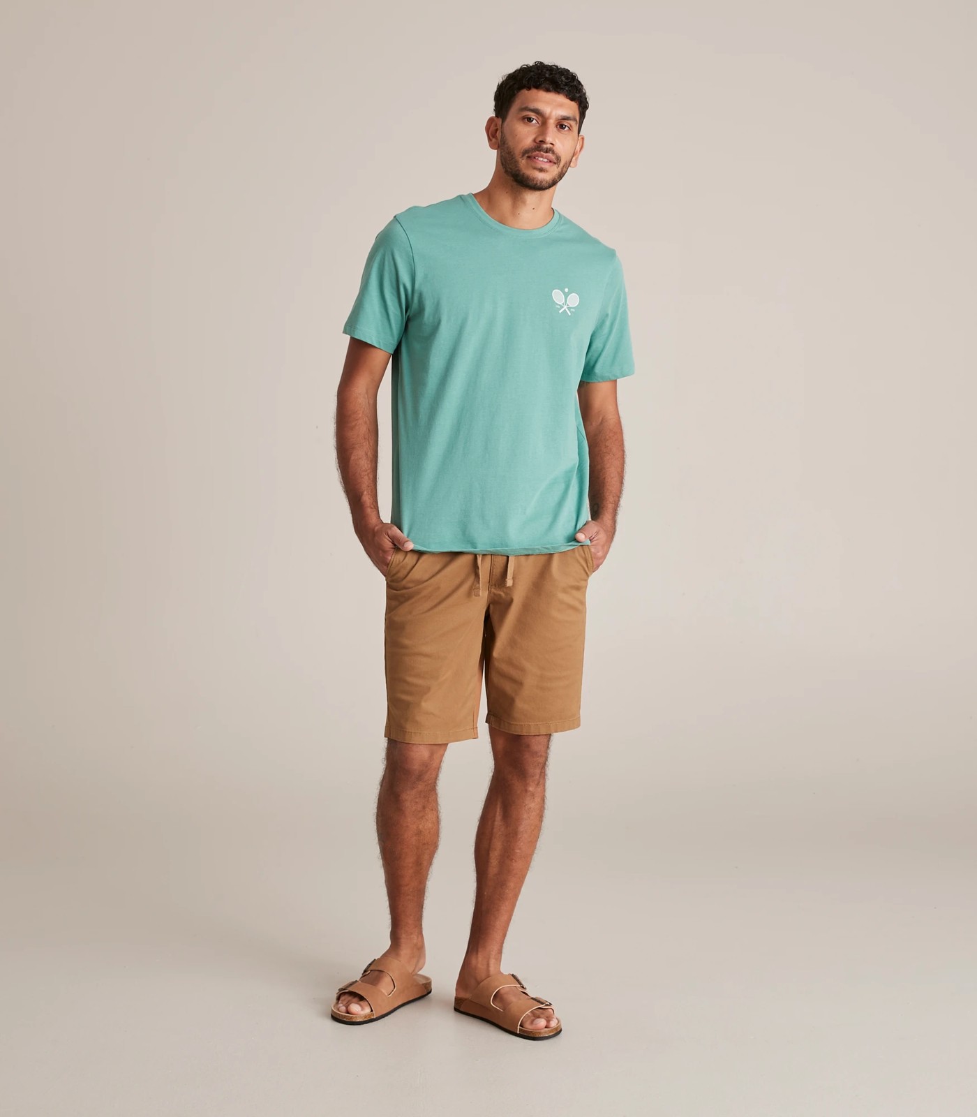 Elastic Waist Chino Shorts 2 of 5