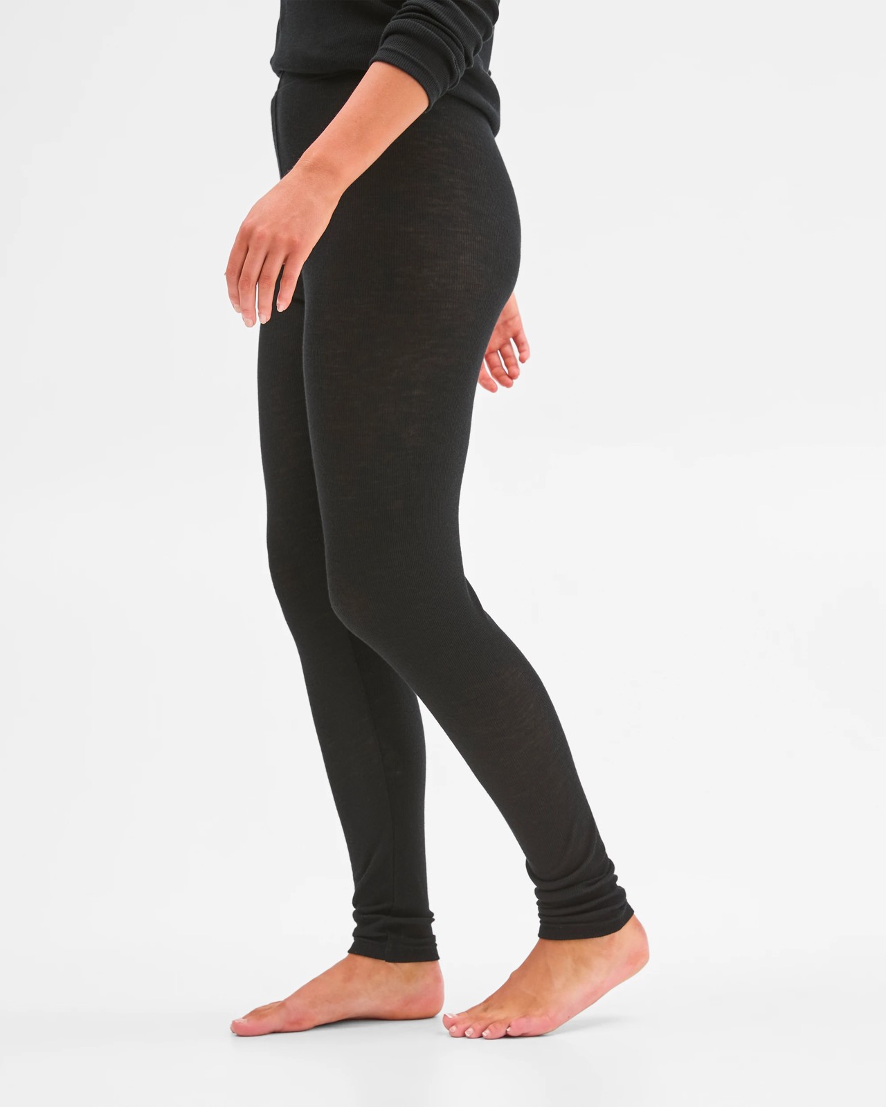 Merino Wool Blend Thermal Leggings 3 of 5
