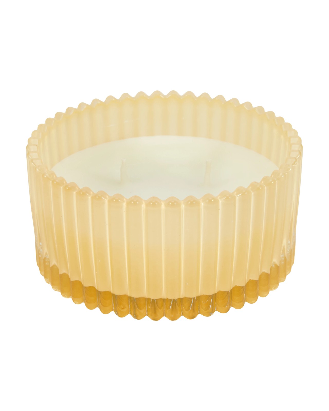Anko Yellow Bow Lid Glass Candle 2 of 6
