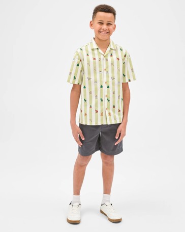 Cotton Woven Christmas Shirt