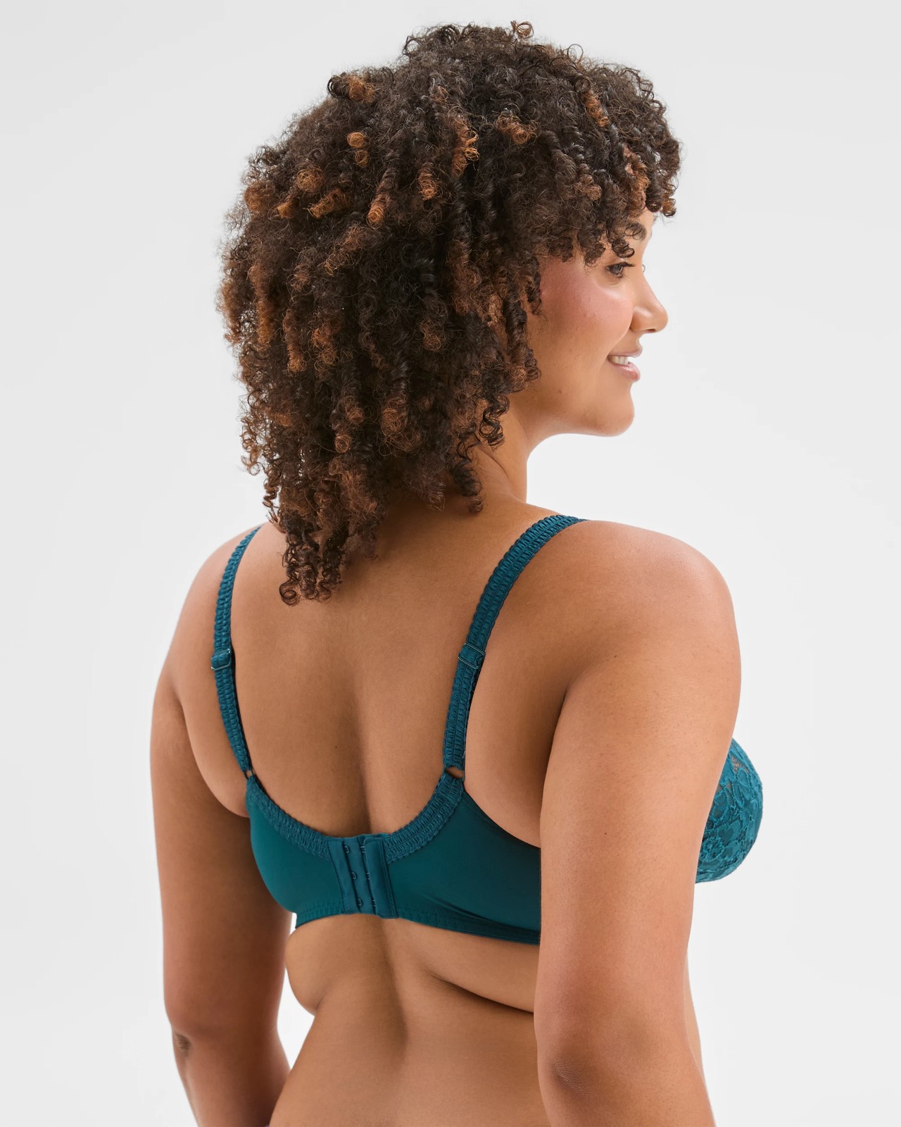 Plus Size Soft Cup Underwire T-Shirt Bra - Petrol 4 of 4