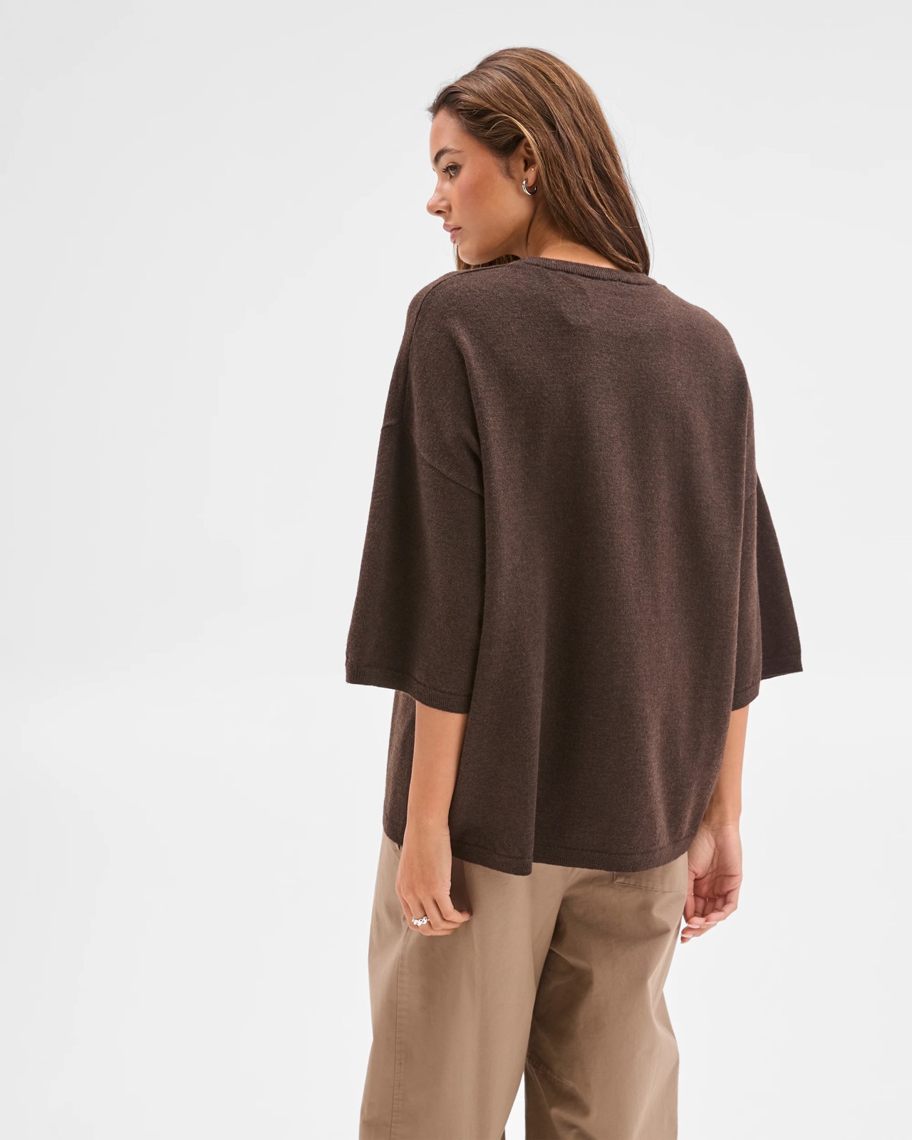 Lily Loves Knit T-Shirt - Coffee Bean 6 of 6