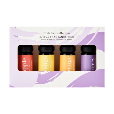 4 Pack Fresh Fruit Collection Fragrance Oil - Anko