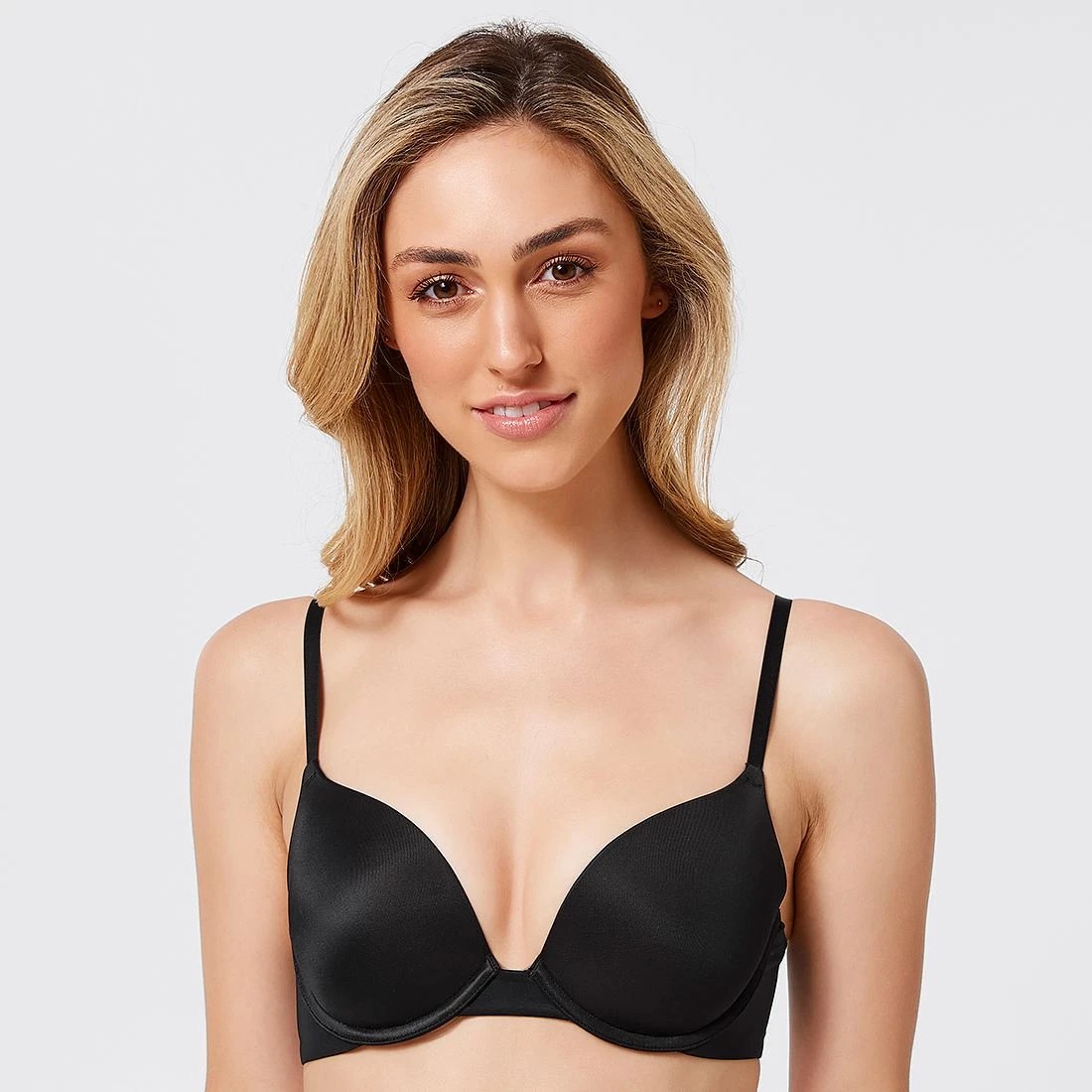 Jersey Push-up Bra - Black - Ladies