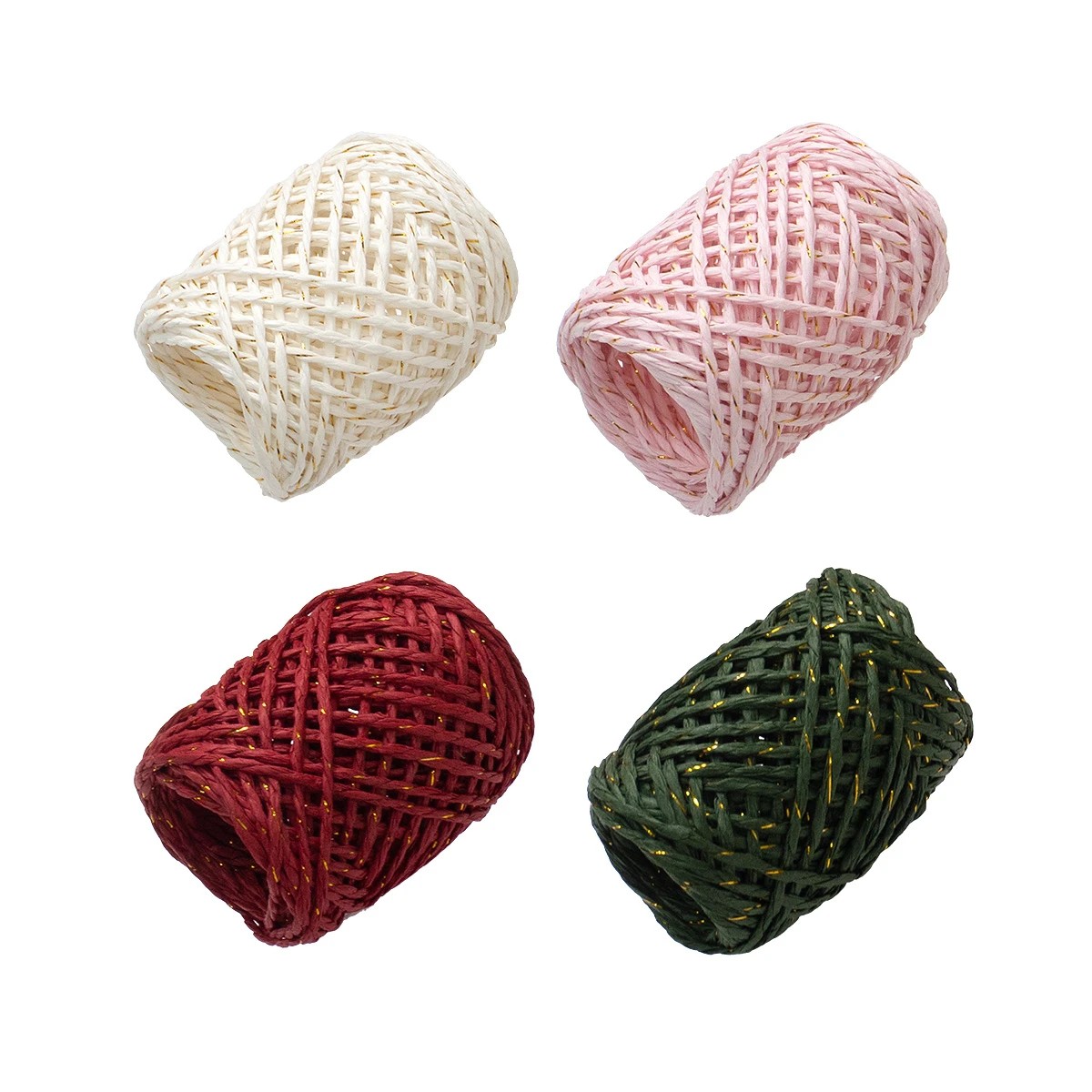 Anko 4 Pack Christmas Craft Paper Twine Rolls 2 of 2