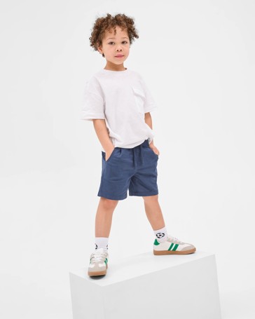 Australian Cotton Pull On Woven Shorts