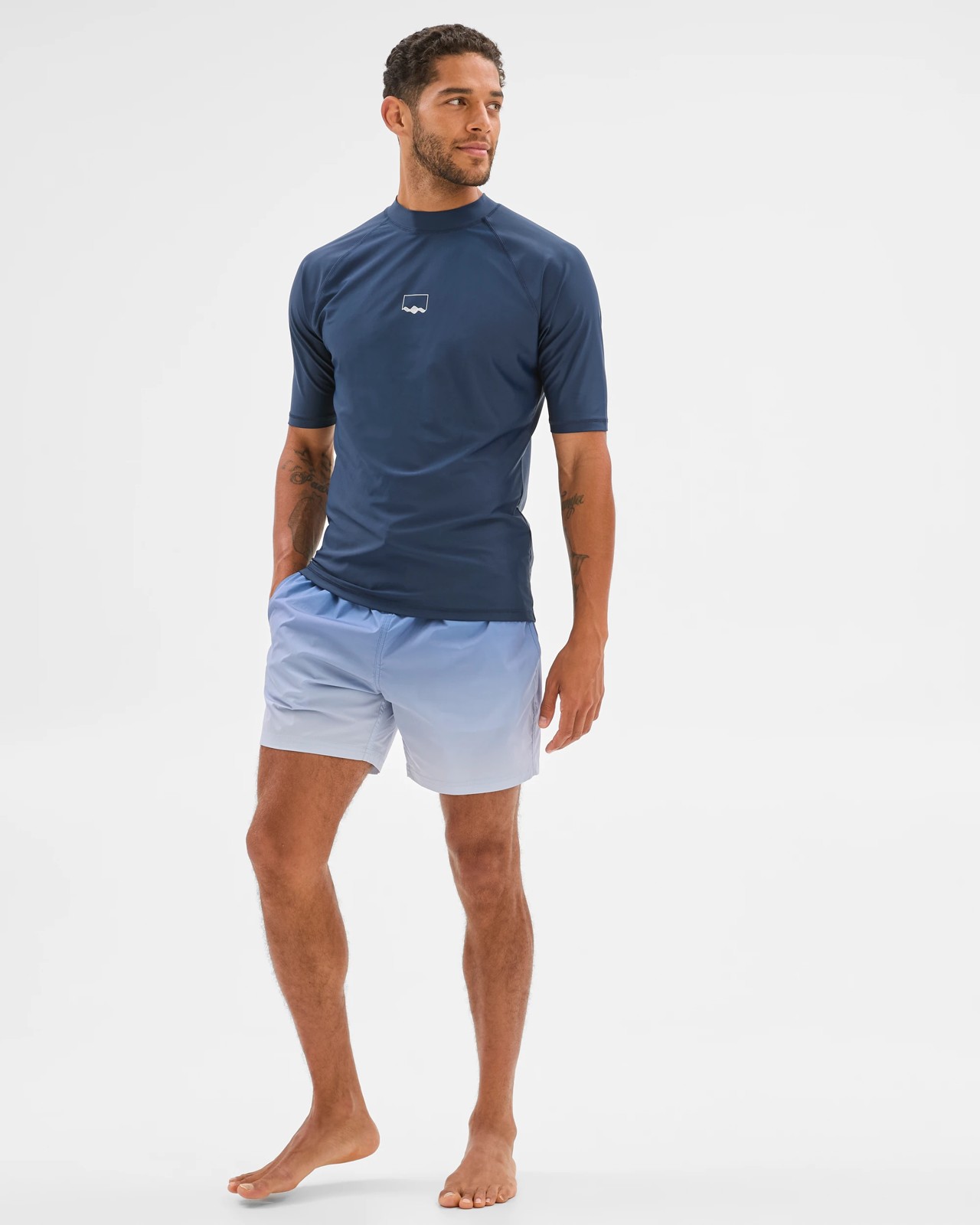 Short Sleeve Rash Vest  - Navy 5 of 5
