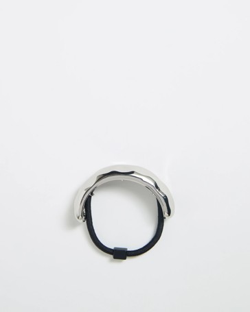 Hammered Metal Hair Tie