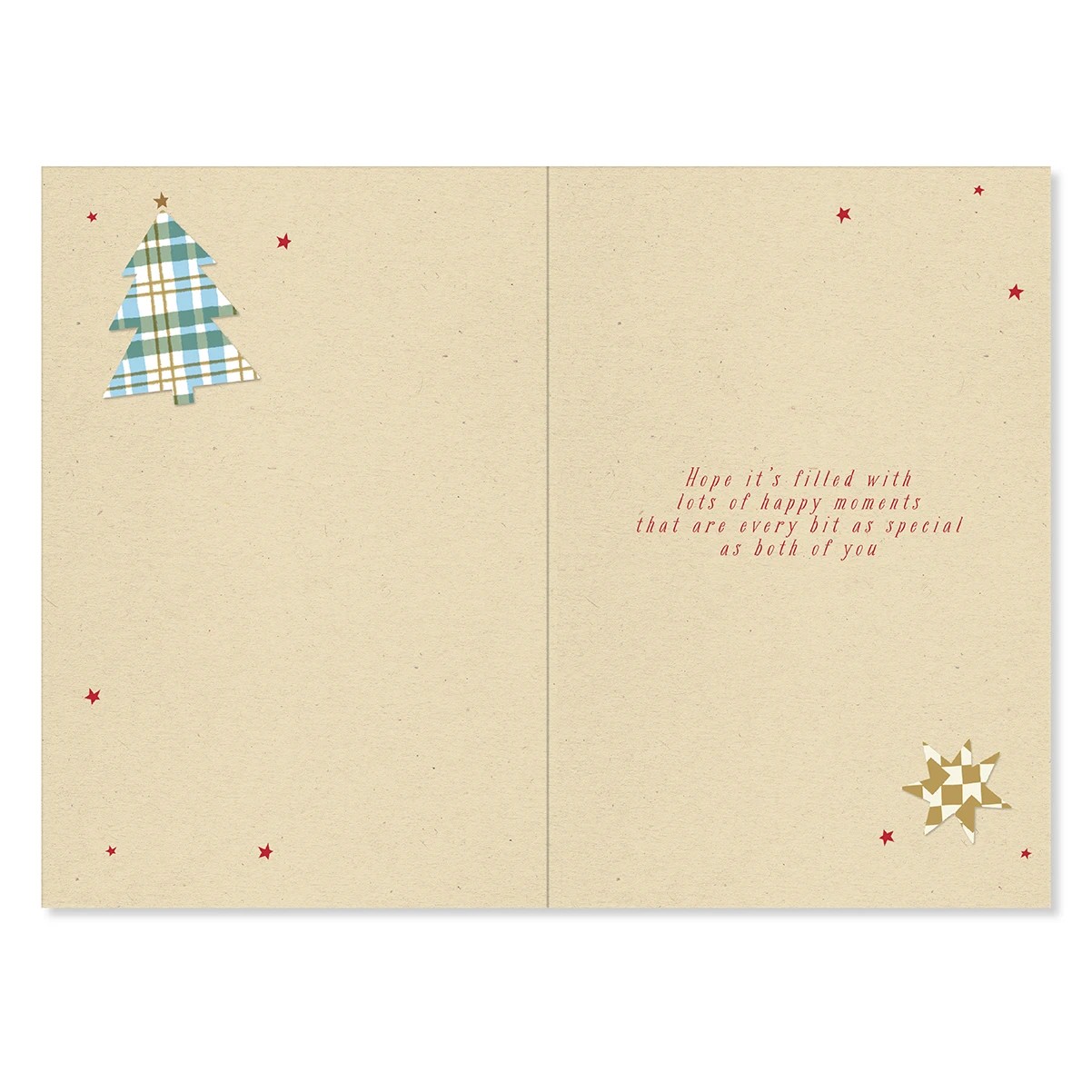 Hallmark Christmas Card - Both Of You Tree 2 of 3