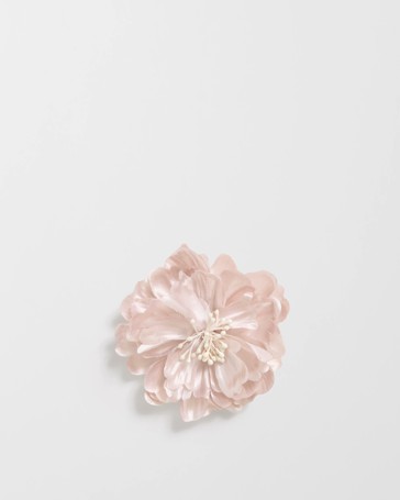 Faux Silk Flower Hair Clip