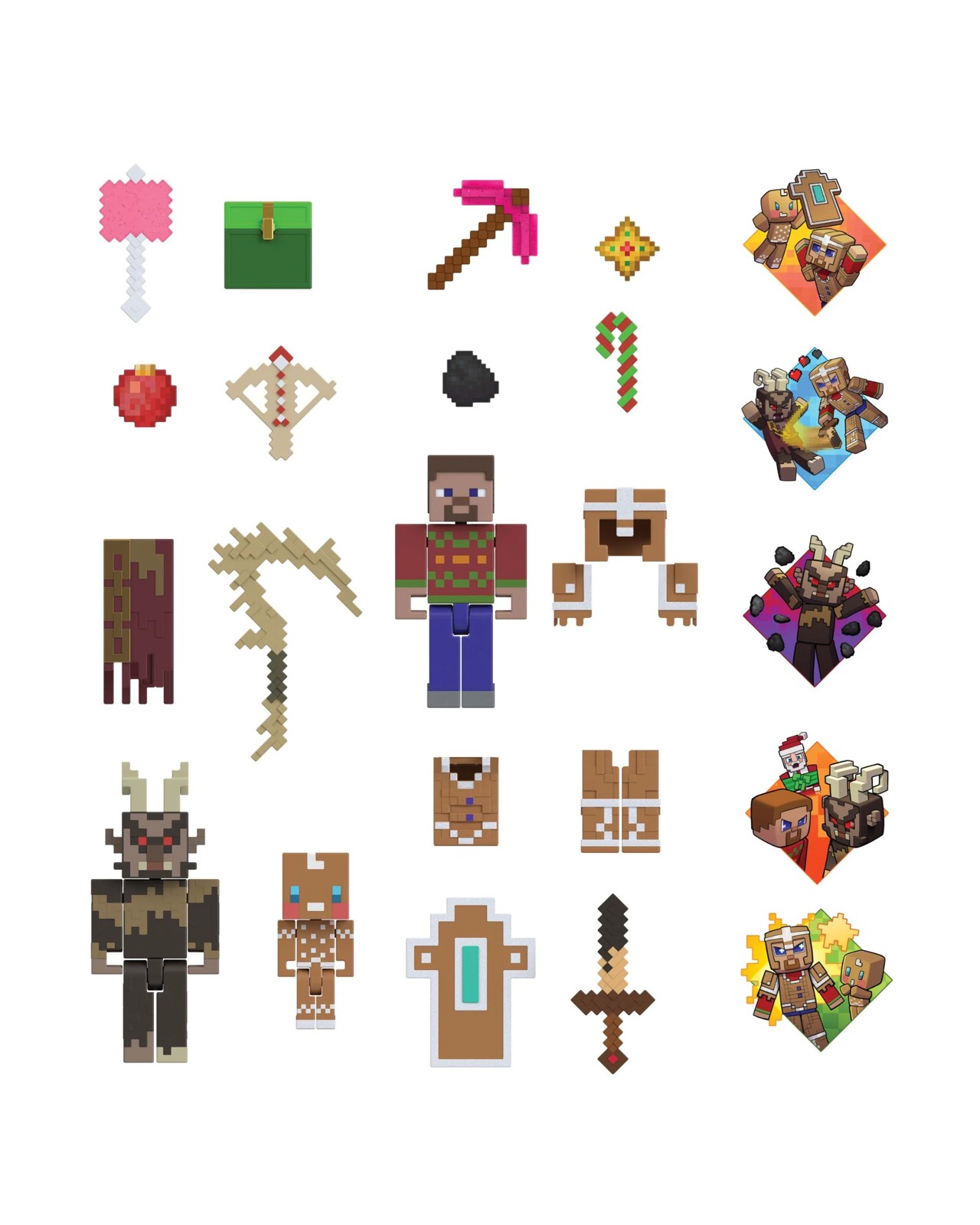 Minecraft Advent Calendar 3 8.25cm Scale Action Figures 3 of 6