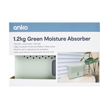 1.2kg Green Moisture Absorber - Anko