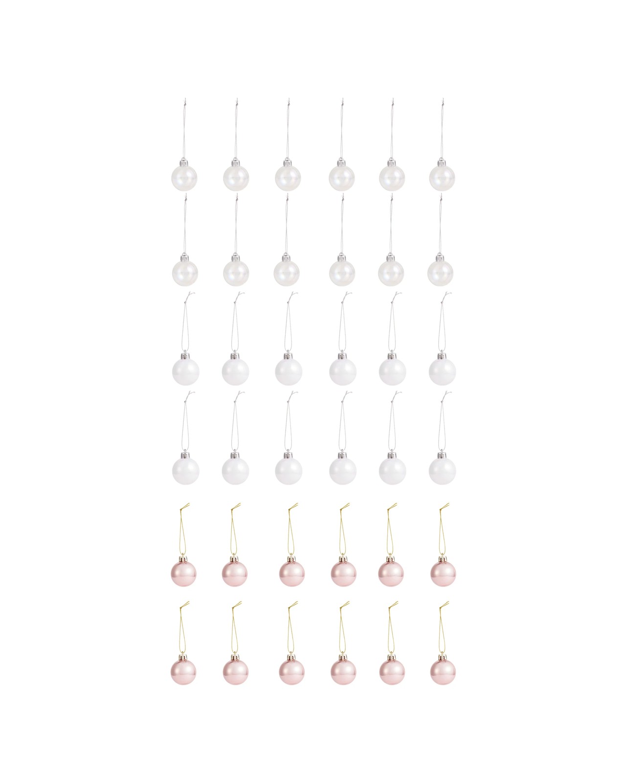 Anko 36 Pack 4cm Whimsy Baubles 2 of 5
