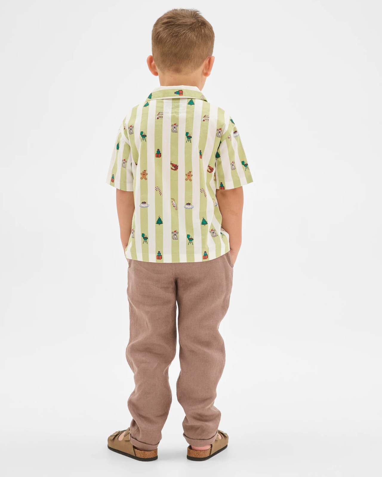 European Linen Full Length Pants - Deep Taupe 5 of 5