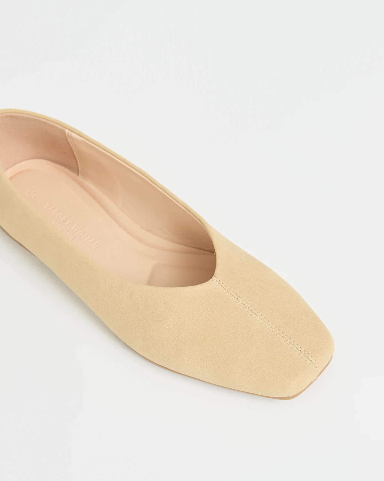Sola Square Toe Ballet Flats - Taupe 3 of 3